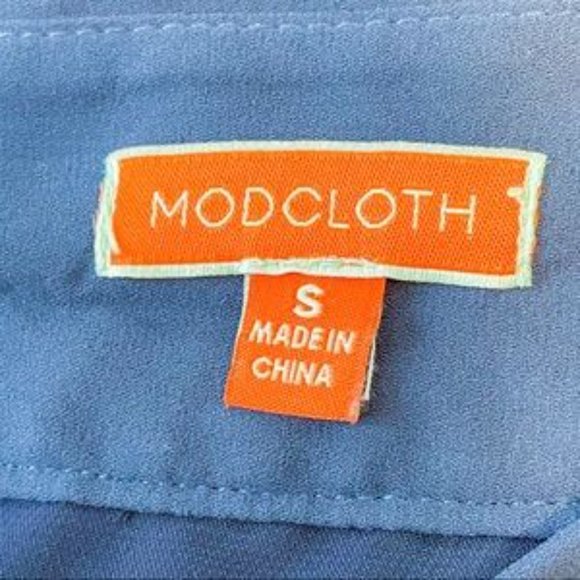 2/$20 3/$24 Mod Cloth Navy Pleated Chiffon Skirt - Picture 5 of 5